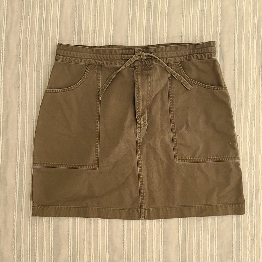 Jean skirt olive green size 11